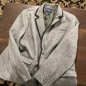 Lands end wok grey tweed blazer women’s 16W